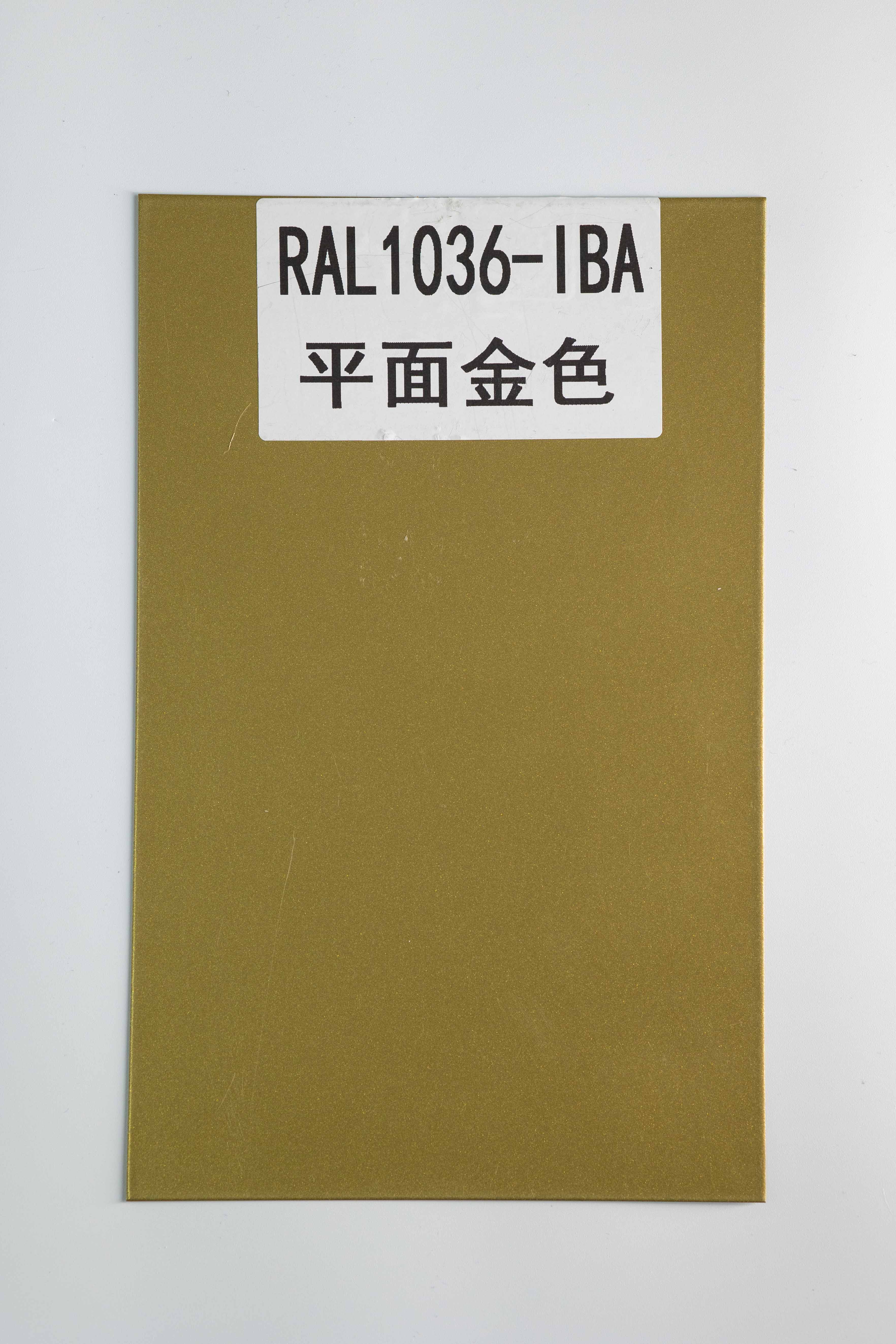 Metallic Gold/Golden Polyester Powder Coating Smooth for Metal Decoration