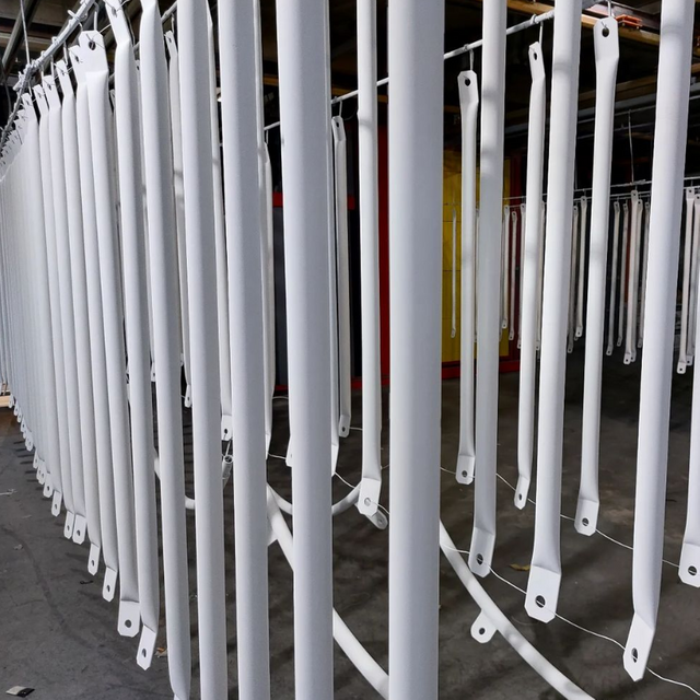 White Color Ral9003/Ral9016 Epoxy Polyester Powder Coating for Stair Railings