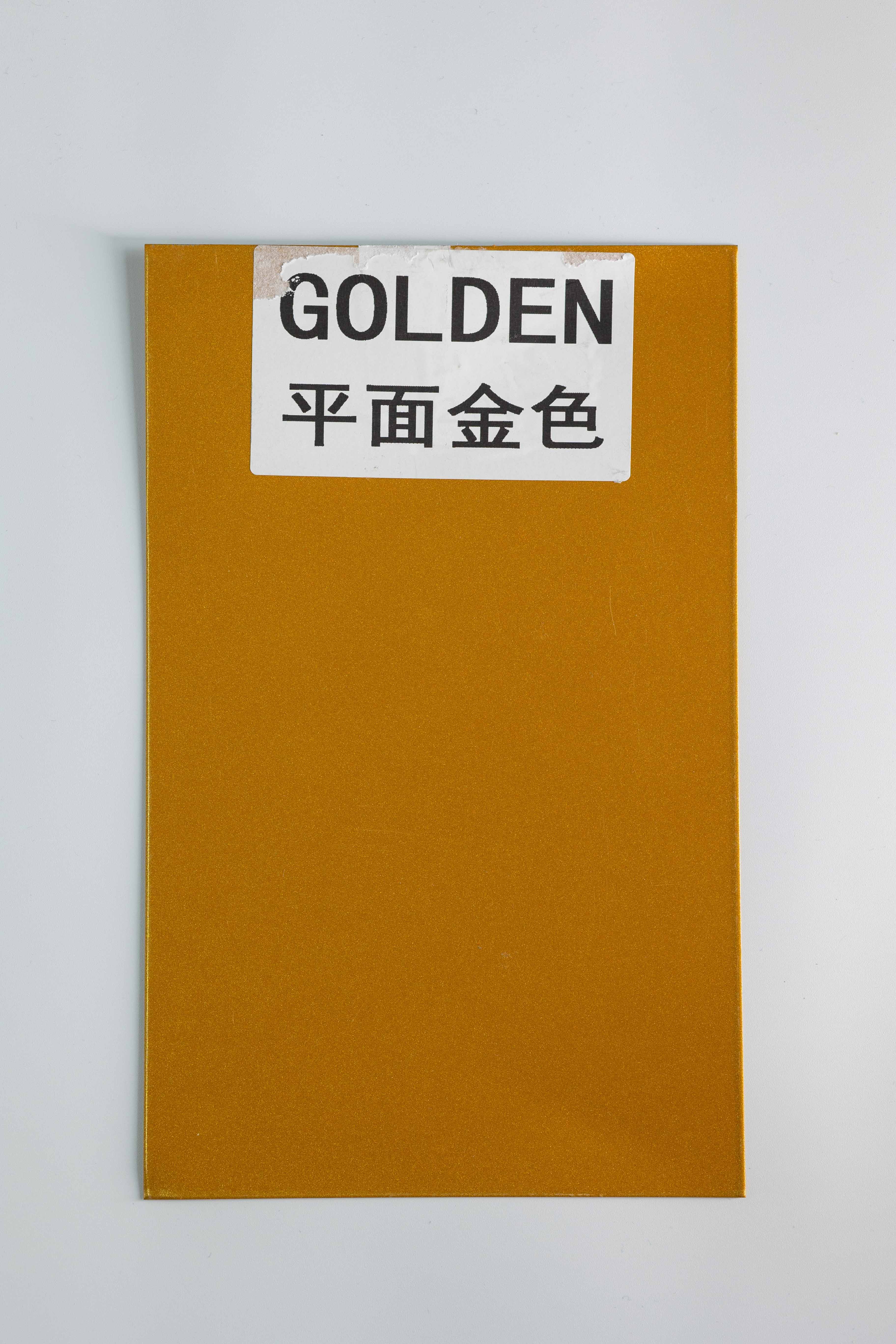 Metallic Gold/Golden Polyester Powder Coating Smooth for Metal Decoration