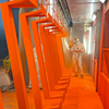 Orange Color Ral2004/Ral2008 Powder Coating Smooth Glossy for Pallet Racks