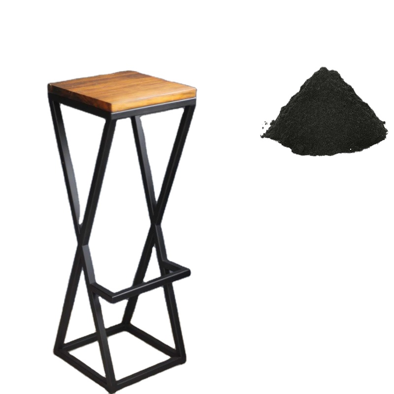 Black Ral9005 9011 smooth Epoxy powder coating for Metal furniture