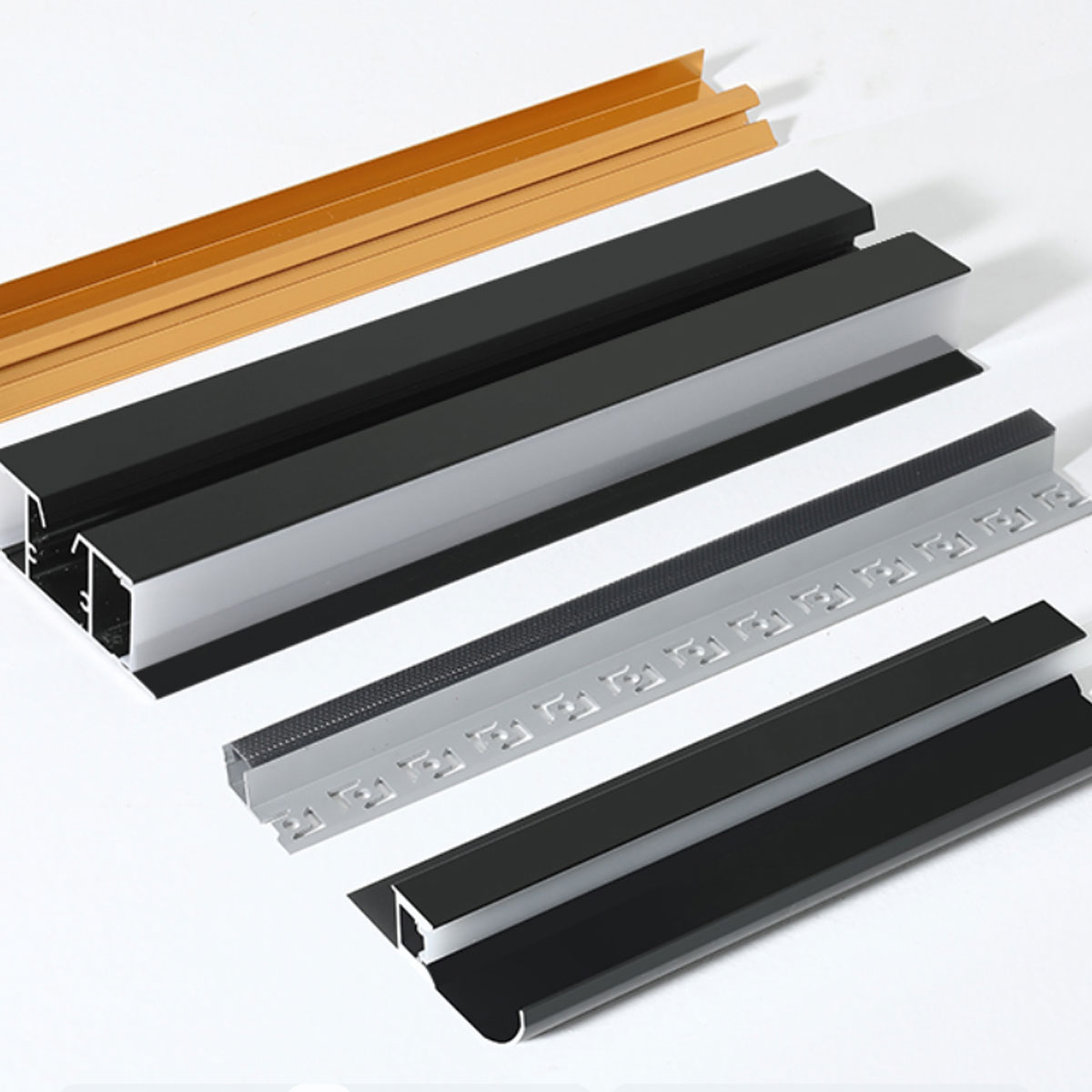 Aluminum profile powder coatings